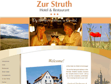 Tablet Screenshot of hotel-zur-struth.de